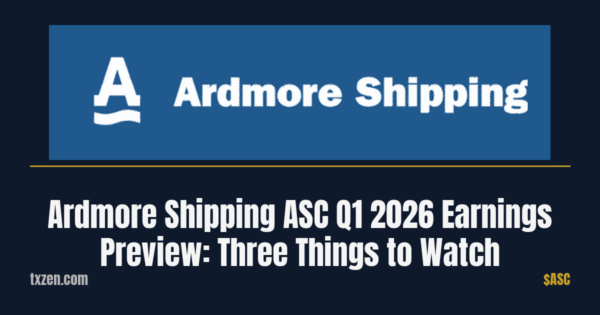 Ardmore Shipping ASC Q1 2026 earnings preview