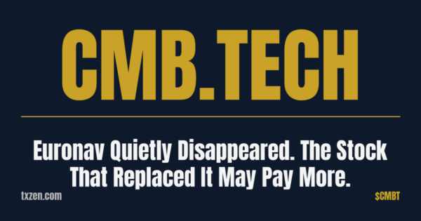 CMBT CMB Tech post-merger setup for former Euronav holders