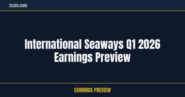 International Seaways Q1 2026 Earnings Preview | txzen.com