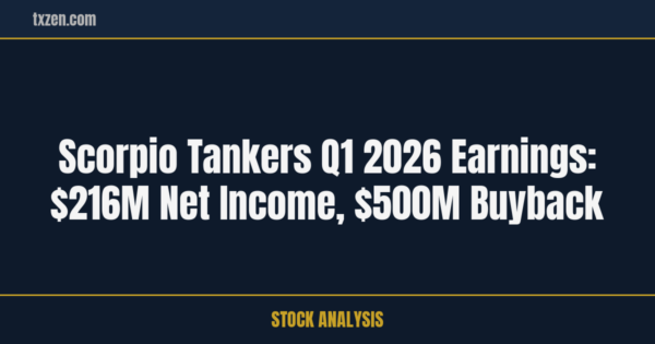 Scorpio Tankers STNG Q1 2026 earnings