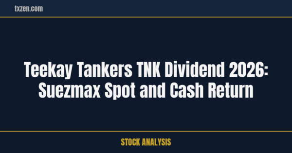 Teekay Tankers TNK 2026 dividend setup
