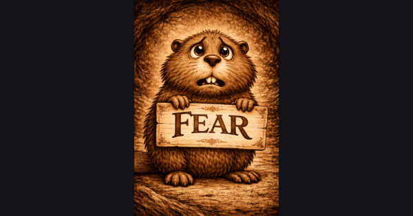 Fear and Greed Index Fear sentiment steampunk animal illustration
