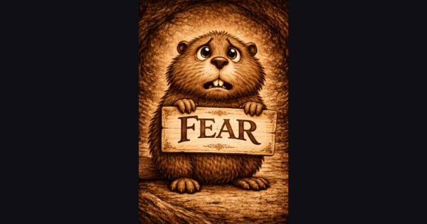 Fear and Greed Index steampunk beaver - Fear sentiment